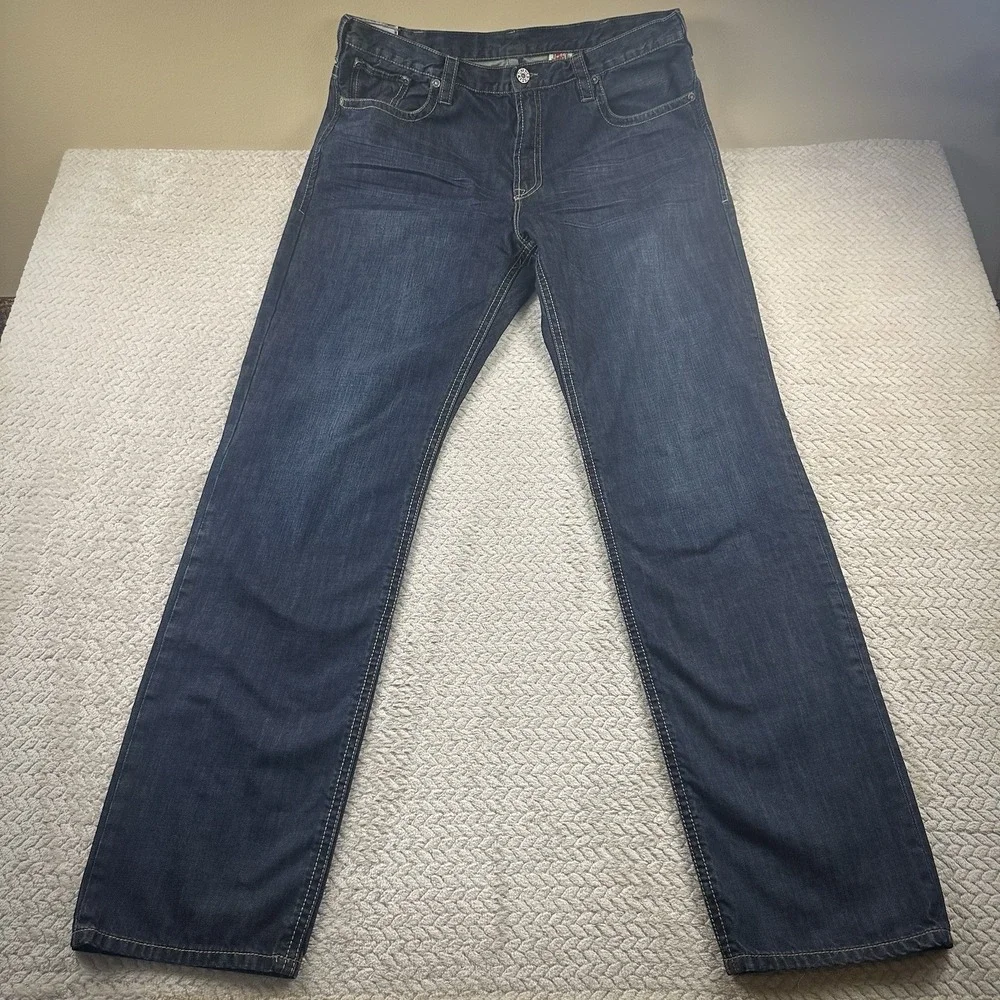 John B Stetson Jeans Men's 44x40 Big Tall 1312 Modern Straight Leg 100% Cotton - Picture 1 of 16